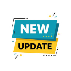 New Update Badge Icon &ndash; Software Feature Announcement Label for Apps & Digital Products