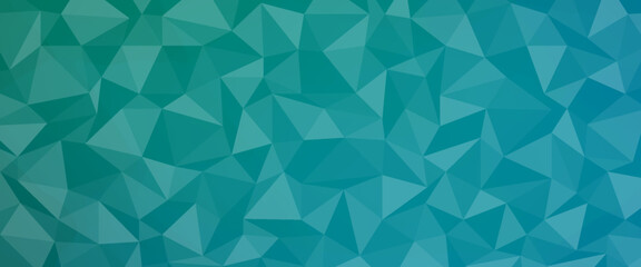 Obraz premium Dark Blue, Green vector blurry triangle texture. Triangular geometric sample with gradient. Triangular pattern for your business design.