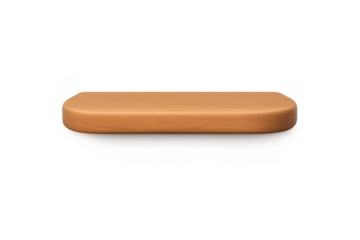 Minimalist wooden floating wall shelf design for modern interiors