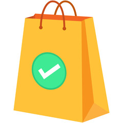 Shopping Bag Order Completed Icon