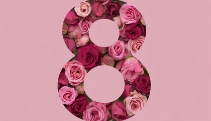 pink number 8