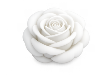 Elegant white rose composition for floral design and decoration
