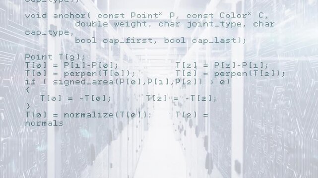 Translucent overlay reading HTTP shifting into geometry intersection processing for visualization