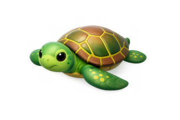 Charming sea turtle illustration for nature and wildlife enthusiasts
