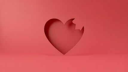 Heart Shape With One Corner Missing