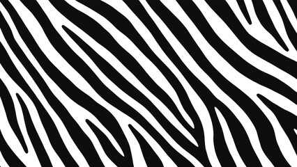 Black and white zebra pattern with stripes