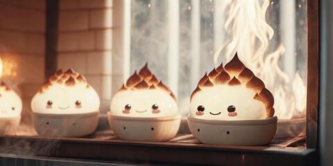 fireplace with burning logs