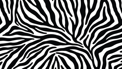 Black and white zebra stripe pattern