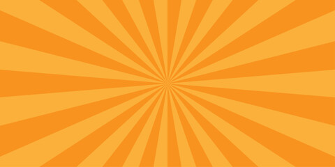 Vector sunray stripe background. Light sunburst glowing background. Sunburst pattern summer social banner. vector illustration pattern beam rays. Spiral radial striped backdrop design.