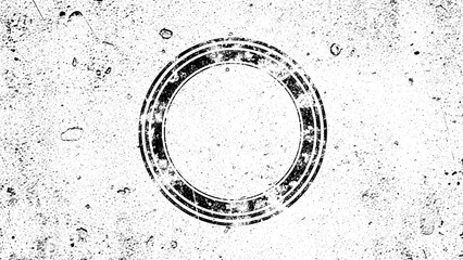 Circle Grunge Background Vigorously Exhibits a Textured Effect