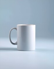 Obraz premium isolated mockup of coffee mug centered composition, floating object