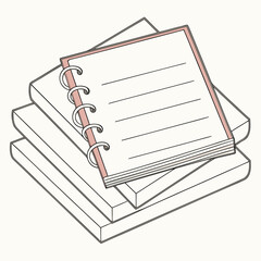 Stack of Blank Sticky Notes Isolated on White | Customizable Memo Pads