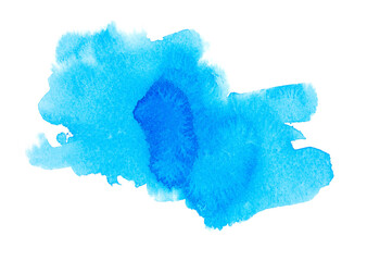 blue hand painted watercolor wash texture