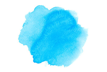 blue hand painted watercolor wash texture