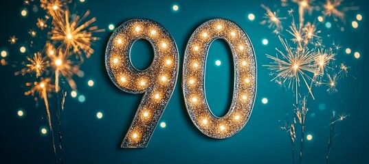 A Sparkling Celebration of Ninety Years Commemorating Nine Decades of Unforgettable Moments and Joy