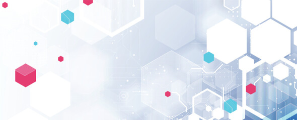 Abstract digital high technology and science or cyber background