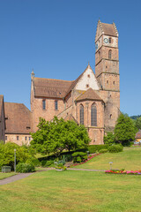 View of the Alspirbach Abbey church, nowadays a cultural fixture with annual concerts of Classical music