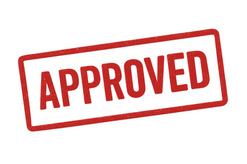 Approved rubber stamp verifying confirmation agreement document