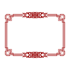 red border decorative.eps