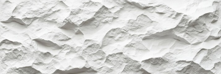 Elegant White Plastered Finish Texture Creates a Stunning Three Dimensional Wall Surface Design