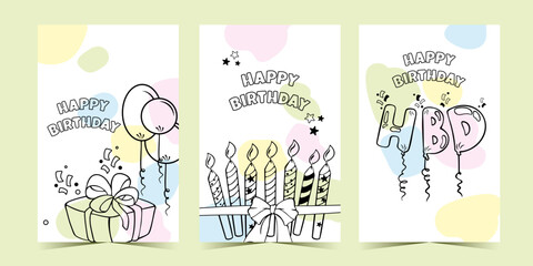 A simple set of greeting cards. A simple, minimalist set of greeting cards.