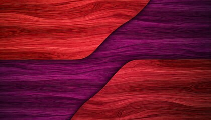 Symphony of Crimson and Royal Purple: Fluid Abstract Wood Grain Waves in Modern Layered Design