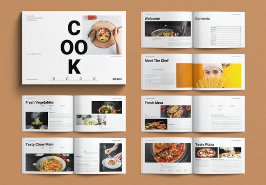 Cook Book Template Landscape