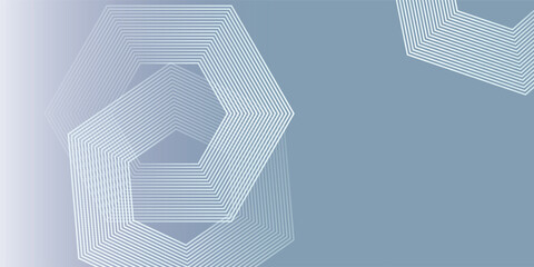 White abstract background with dynamic wavy hexagon texture. suitable for wallpaper, poster, banner simple art modern