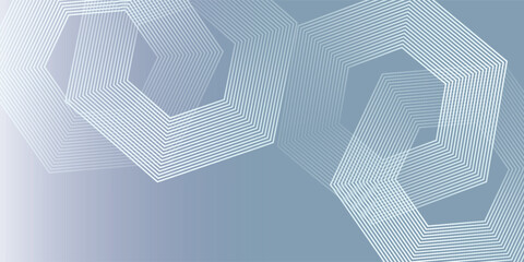 White abstract background with dynamic wavy hexagon texture. suitable for wallpaper, poster, banner simple art modern