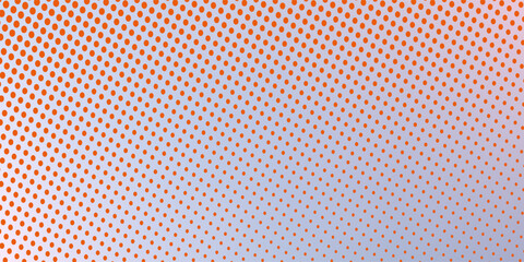 abstract dot halftone with gradient red and yellow color background