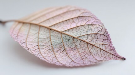Leaf with unique texture and pattern