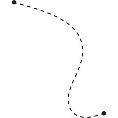 Dash Line Illustration