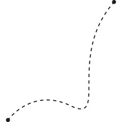 Dash Line Illustration