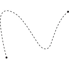 Dash Line Illustration