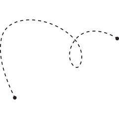 Dash Line Illustration