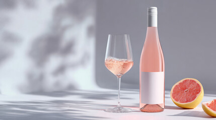 Refreshing drink on a table