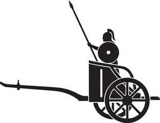 Ancient Chariot Warrior Vector Bundle