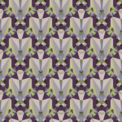 op art seamless creative geometric pattern, ornament, modern abstract background, fashion print, original vector texture