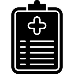 Obraz premium Medical Report Icon Vector Element