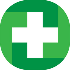 Obraz premium medical cross icon