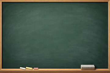 シンプルな黒板の背景イラスト
