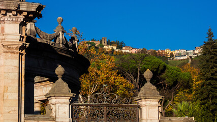 View of Montecatini old town seen from Montecatini Terme, one of The Great Spa Towns of Europe