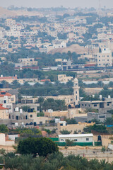 aerial view of the city