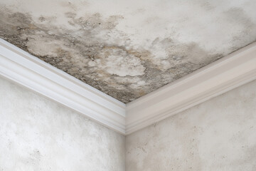 Moldy ceiling moisture problem