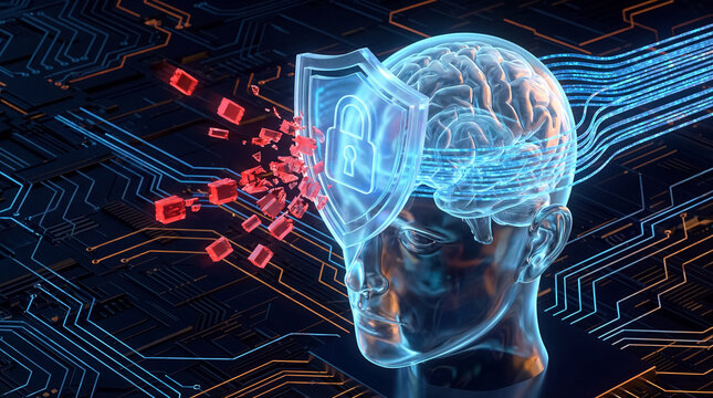 abstract background with binary code - Powered by Adobe