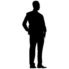 business man silhouette