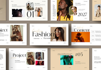 Creative Fashion Presentation Design Layout
