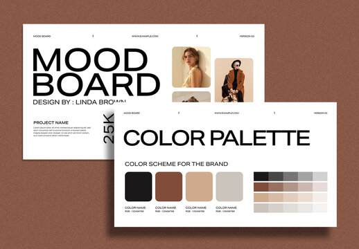 Modern Mood Board Design Template
