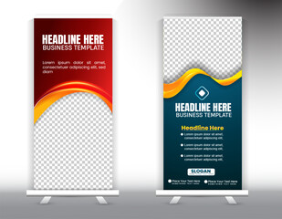Roll Up Banner Design template