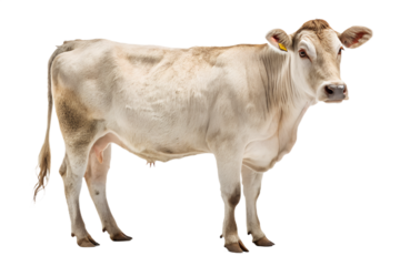 Realistic cow farm animal, full body, standing pose, neutral position, soft studio lighting, eye level view, natural proportions, clean realistic fur or skin texture, centered composition